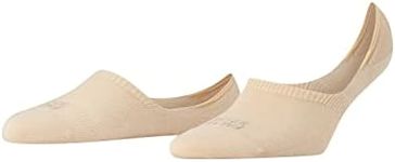 FALKE Women Step High Cut Invisible W 1 Pair, Beige (Cream 4011), 9.5-10.5