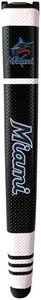 Team Golf MLB Miami Marlins Golf Putter Grip Golf Putter Grip with Removable Gel Top Ball Marker, Durable Wide Grip & Easy to Control