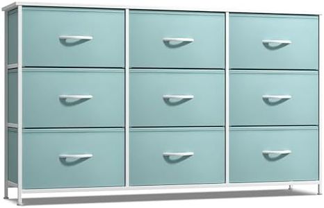 Sorbus Kids Dresser with 9 Drawers - Storage Unit Organizer Chest for Clothes - Bedroom, Kids Room, Nursery, & Closet