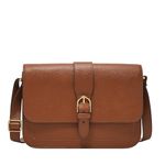 Fossil Women's Crossbody Zoey, Brown, One Size