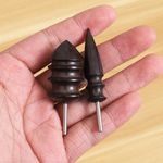 SAZ DEKOR Leather Burnishing Tool Electric Polished Head Pointed Tip Leather Burnisher Thick