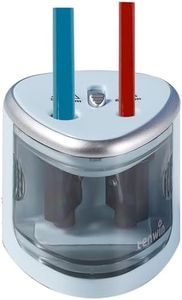 Taille-Crayon électrique, Taille-Crayon à Fente pour Taille-Crayon Manuel et électrique avec Lames remplaçables, sécurité Enfant (Blue)