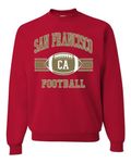 City of Arizona ARI American Football Fantasy Fan Sports Unisex Crewneck Graphic Sweatshirt, San Francisco, XXXL