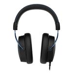 HyperX Cloud Alpha S - PC Gaming Headset, 7.1 Surround Sound, Adjustable Bass, Dual Chamber Drivers, Chat Mixer, Breathable Leatherette, Memory Foam, and Noise Cancelling Microphone - Blue