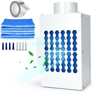 DITKOK Metal Indoor Dryer Vent Kit, Protect Home Air Quality and Save Energy with Superior Dryer Lint Filter, for Electric Dryers