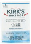 Kirk's Natural Original Castile Soap 113g (Pack of 3)