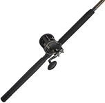 PENN Squall II Level Wind Conventional Reel and Fishing Rod Combo, Black/Gold