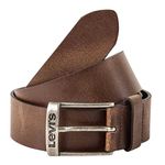 Levi's Men's New Duncan Belt, Brown (Dark Brown), 105 cm