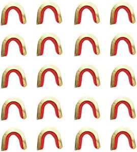 20Pack Bow String Nocking Points Bowstring Nock Point Accessories, Brass Nocks for Recurve and Compound Bow