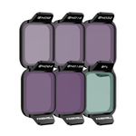 Freewell Standard Day ND Filter Kit for DJI Flip Drone ND8, ND16, ND32, ND64, ND128, PL Filters for Light Reduction, Enhanced Colors, and Smooth Motion