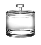 Barski - Glass - Biscuit Jar - Candy Box - 6" H Glass - Clear - Made in Europe