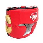 RXN Full face Boxing Headgear headguard with Chin Protection