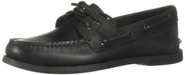 Sperry Men's Authentic Original 2-Eye Boat Shoe, Black, 11.5 M US