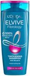 L'Oreal Paris Elvive Fibrology Thickening Shampoo for Thin Hair 400ml,Pack of 6