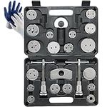 ATP 23pcs Heavy Duty Disc Brake Caliper Tool Set and Wind Back Kit for Brake Pad Replacement Fits Most American, European, Japanese Makes/Models