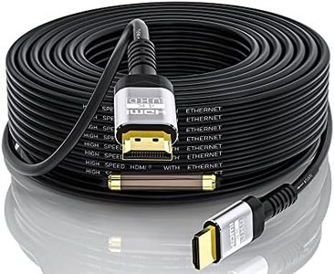 Soonsoonic 4K HDMI Cable 30M (100 Ft) with Built-in Signal Booster | 2.0 Ultra High Speed Cables & 4K@60Hz HDR 3D ARC HDCP2.2 Ethernet Cord | for UHD TV Monitor Laptop Xbox PS4/PS5