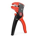 KAIWEETS Insulated Wire Stripper KWS-114, Adjustable Cable Stripping Tool, Professional Wire Cutter for Stranded Wire Industrial, Home Appliance, and Automotive Electrical Repair