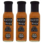 Sauce Shop - South Carolina BBQ Sauce, 3 Bottles, Award-Winning, Tangy American Mustard, All Purpose Barbecue Sauce, Perfect for Marinades, Steak Sauce Gluten Free, 3 x 255g