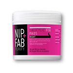 Nip + Fab Saliyclic Fix Night Pads for Face with Hyaluronic Acid, Exfoliating Facial Pad BHA Exfoliant for Skin Hydration Acne Breakouts and Blemishes, 60 Pads, 80 ml