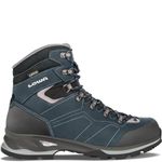 Lowa Mens Santiago GTX Nubuck Leather Navy Grey Boots 10 UK