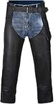 HWK Motorcycle Leather Chaps Pants 