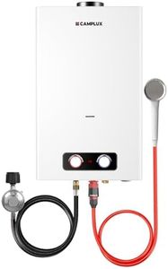 CAMPLUX 4.22 GPM Tankless Water Heater Propane, Propane Water Heater Outdoor, for Camping, Off Grid, Cabins, 110,000 BTU, BD422