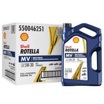 Shell Rotella 550046251-3PK T6 Full Synthetic Multi-Vehicle 5W-30 Diesel Engine Oil (1-Gallon, Case of 3)