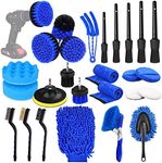 26Pcs Car Detailing Brush Set, Car 