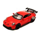 Smily Buds - Red Die Cast Porsche Die-Cast 911 GT3 Vehicles Toys for Kids Openable Doors Blinking Light & Music Car Toys (RED Porsche)