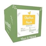 Pure & Natural Chicken Necks for Dogs - High Protein and Natural Dog Chews for Dogs, 8 Weeks and Up, Promotes Dental Health - 1kg Bulk Box