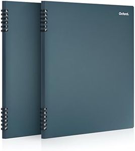 Oxford Stone Paper Notebook, School Notebooks, Journal for Writing, 8-1/2" x 11", Blue Cover, 60 Sheets, 2 Pack (161646)