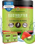 Key Nutrients 90 Servings Electrolytes No Sugar - Electrolyte Powder Packets - Electrolyte Powder - Hydratation Mix - Hydration Powder Lemonade Electrolyte Drink Mix - No Calories, Gluten Free Electrolytes Powder - Keto Friendly, Non GMO, Made in USA