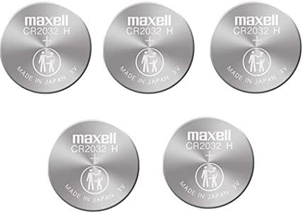 Maxell CR2032 3V Lithium Battery 5 Pack