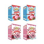 2 Strawberry + 2 Rose Ice Cream Mix Powder | Combo of 4 | 400gm