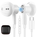 TITACUTE USB C Headphones for Samsung Earbuds S20 FE S21 S22 Ultra A53 5G Magnetic Earphones in Ear Wired Headphones with Microphone for Galaxy Z Flip 4 3 Fold 2 OnePlus 10t 9 8 8t Google Pixel 7 6 5