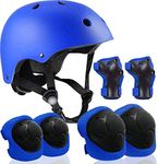 ZLEIOUY Kids Bike Helmet Toddler Helmet with Sports Protective Gear Set Knee Pads Elbow Pads Wrist Guards for Skateboard, Scooter, Cycling, Roller, Skating