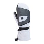 Gordini Women's Standard Ultra Drimax Gauntlet Mitten, White Gunmetal, Medium
