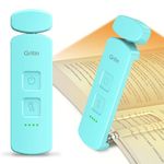 Gritin LED Book Light Rechargeable, Eye Caring Reading Light Lamp Clip on Book, 3 Modes (Mixed/White/Amber) & 3 Brightness Levels, Long Lasting up to 80 hrs, Flexible Mini Book Light for Book Lovers