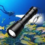 Odepro [492ft Underwater Diving] WD43PRO 1050 Lumens Diving Torch Diving Flashlight LED Scuba Dive Light Night Diving Light WaterProof Dive Light