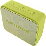 Grundig GBT Jam+ Lime Bluetooth Speaker, Soundbox, 3.5 W RMS, Bluetooth 5.3, up to 30 m Range, Up to 30 Hours Battery Life, Power Bank Function, Hands-Free Function, Waterproof, Orange