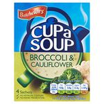 Batchelors Cup a Soup Creamy Broccoli & Cauliflower (4 per pack - 101g)