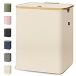 BALEINE Laundry Hamper with Lid, Ta