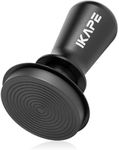 IKAPE 53.3mm Espresso Tamper, Spring-loaded Calibrated Tamper with Titanium Ripple Plating Base, Compatible with 54mm Breville Espresso Bottomless Portafilter