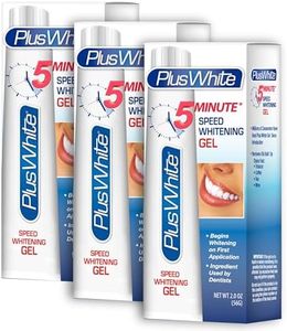 Plus White Speed Whitening Gel - Works in 5 Minutes - Professional Teeth Whitening w/Dentist Approved Ingredient (Pack of 3)