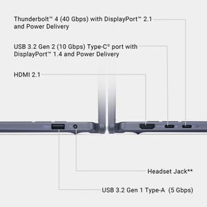 Dell 16 Plus 2-in-1 Laptop, 16GB RAM, 1TB SSD, Blue