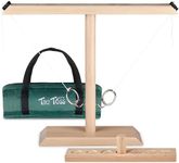 Tiki Toss 2-Player Tabletop Ring Toss Game, Indoor/Outdoor Games for Bars, Home, Party, Easter Basket Stuffers Gifts