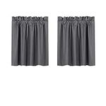 Valea Home Blackout Tiers Curtain f