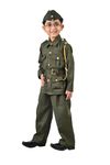 BookMyCostume National Hero Freedom Fighter Kids Fancy Dress Costume-Green 4-5 Years