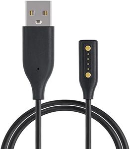 kwmobile Cable de Carga USB Compatible con Bose Frames Rondo/Soprano/Soprano Style/Alto/Tenor - Cable para Gafas de Sol con Audio - Negro