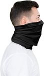 Mueller Neck Gaiter Multi-Functional Cover Up, OSFM, Black, Black One Size 1 kilograms